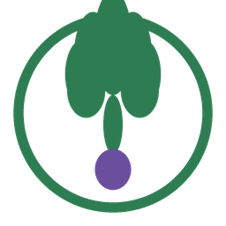 Calm CBD Seeds logo: a cannabis leaf inside a ring above a single seed